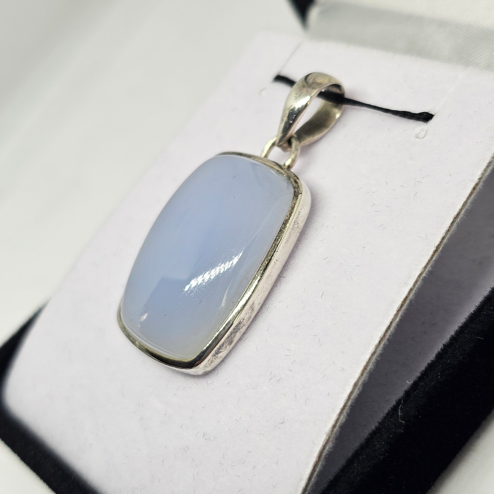 Chalcedony Sterling Silver Pendant - Rivendell Shop