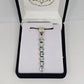 Blue Topaz Sterling Silver Pendant - Rivendell Shop