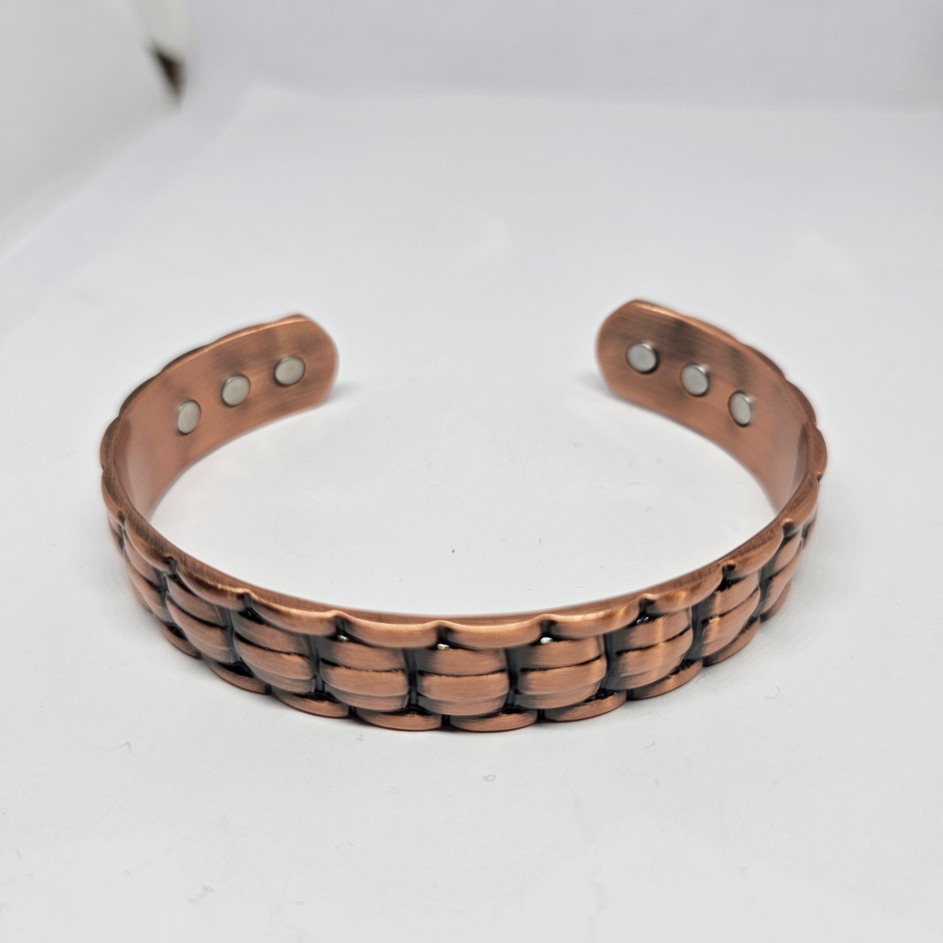 Copper Bracelet - Woven 6 Magnets - Rivendell Shop
