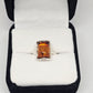 Amber Ring - Square Shaped - Rivendell Shop