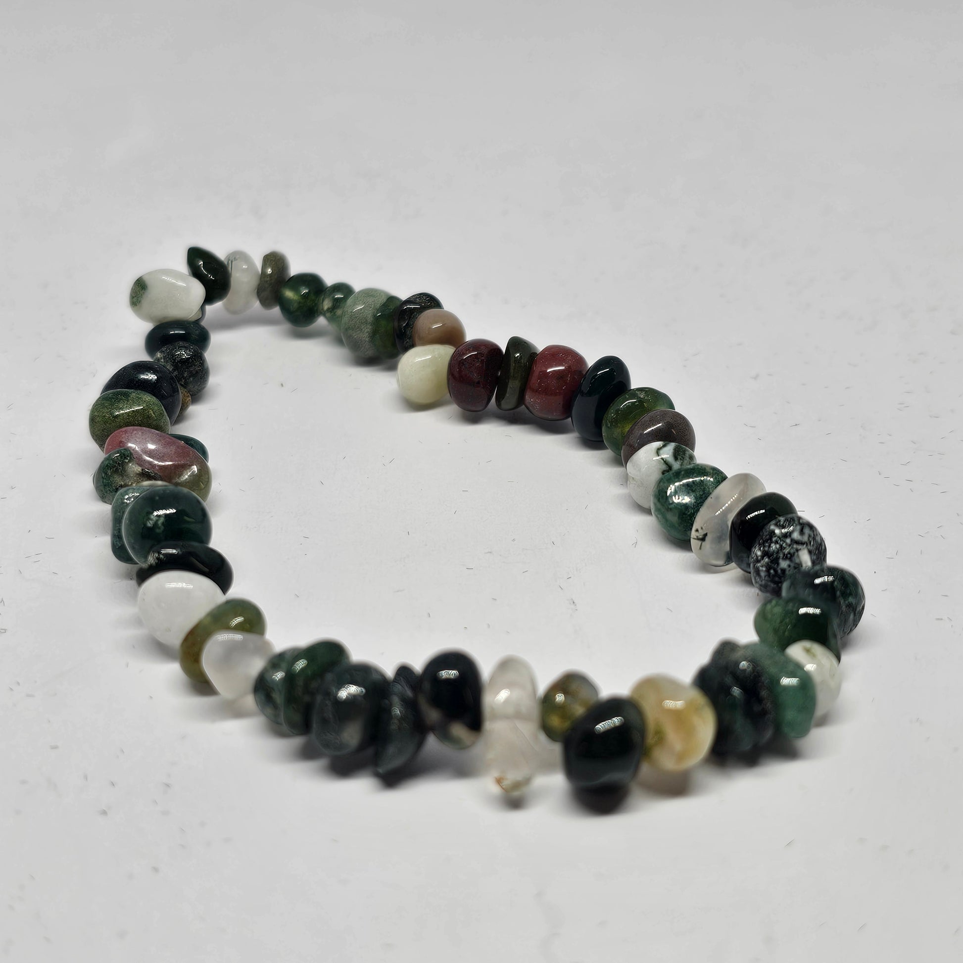 Bloodstone Chip Bracelet - Rivendell Shop
