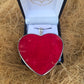 Red Coral Pendant -Heart - Rivendell Shop