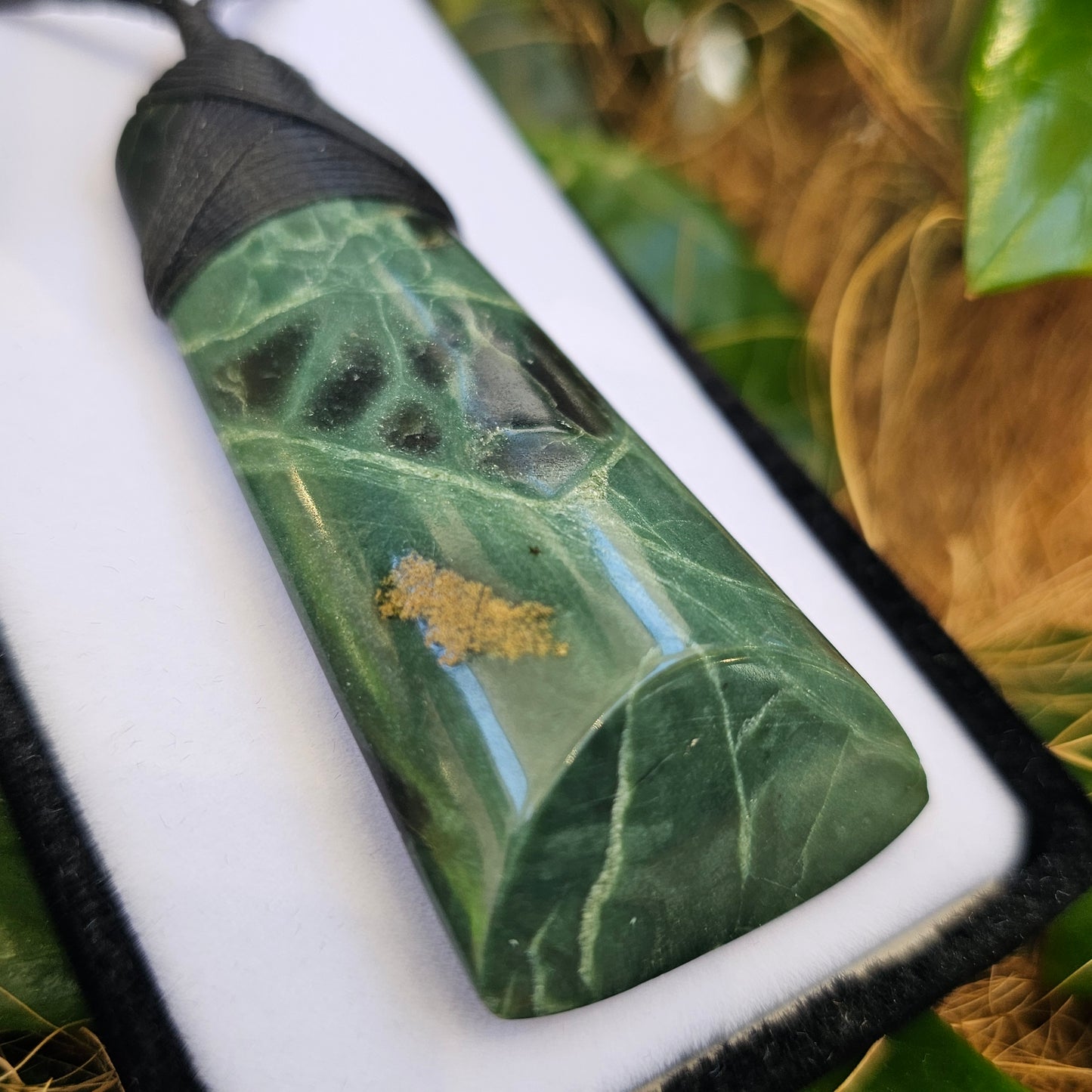 Greenstone (Pounamu) Toki Pendant