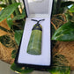 Large Greenstone (Pounamu) Toki Pendant 65x25mm - Rivendell Shop