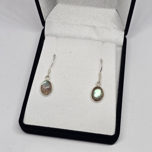 Labradorite Sterling Silver Earrings