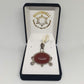 Carnelian 925 Sterling Silver Pendant with Setting Detail - Rivendell Shop