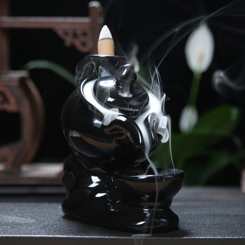 Teapot Backflow Incense Cone Burner - Rivendell Shop