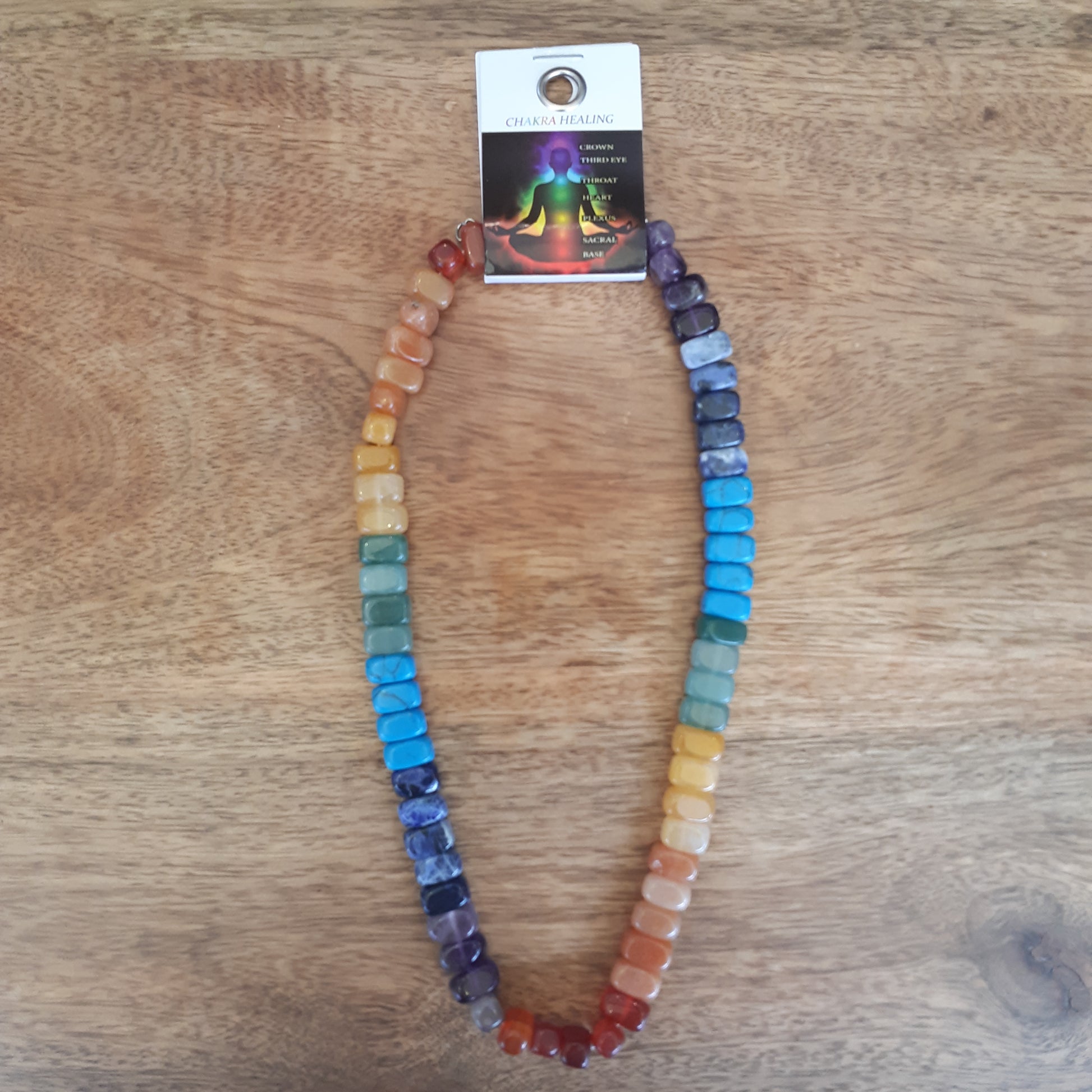 Chakra healing crystal necklace - Rivendell Shop