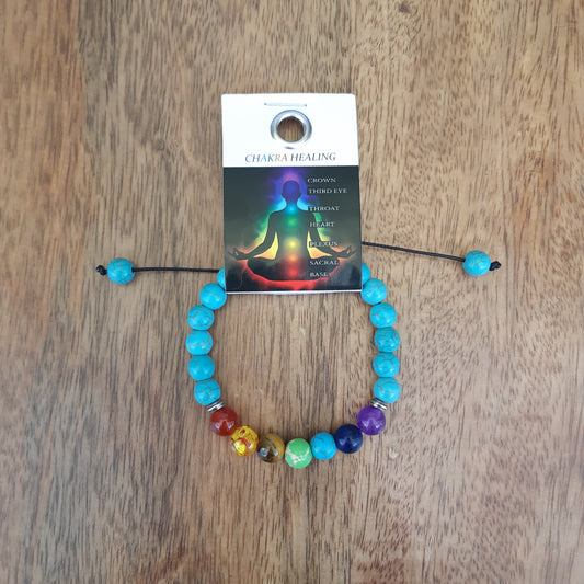 Chakra healing crystal bracelet - Rivendell Shop