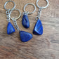 Polished lapis lazuli key ring - Assorted - Rivendell Shop