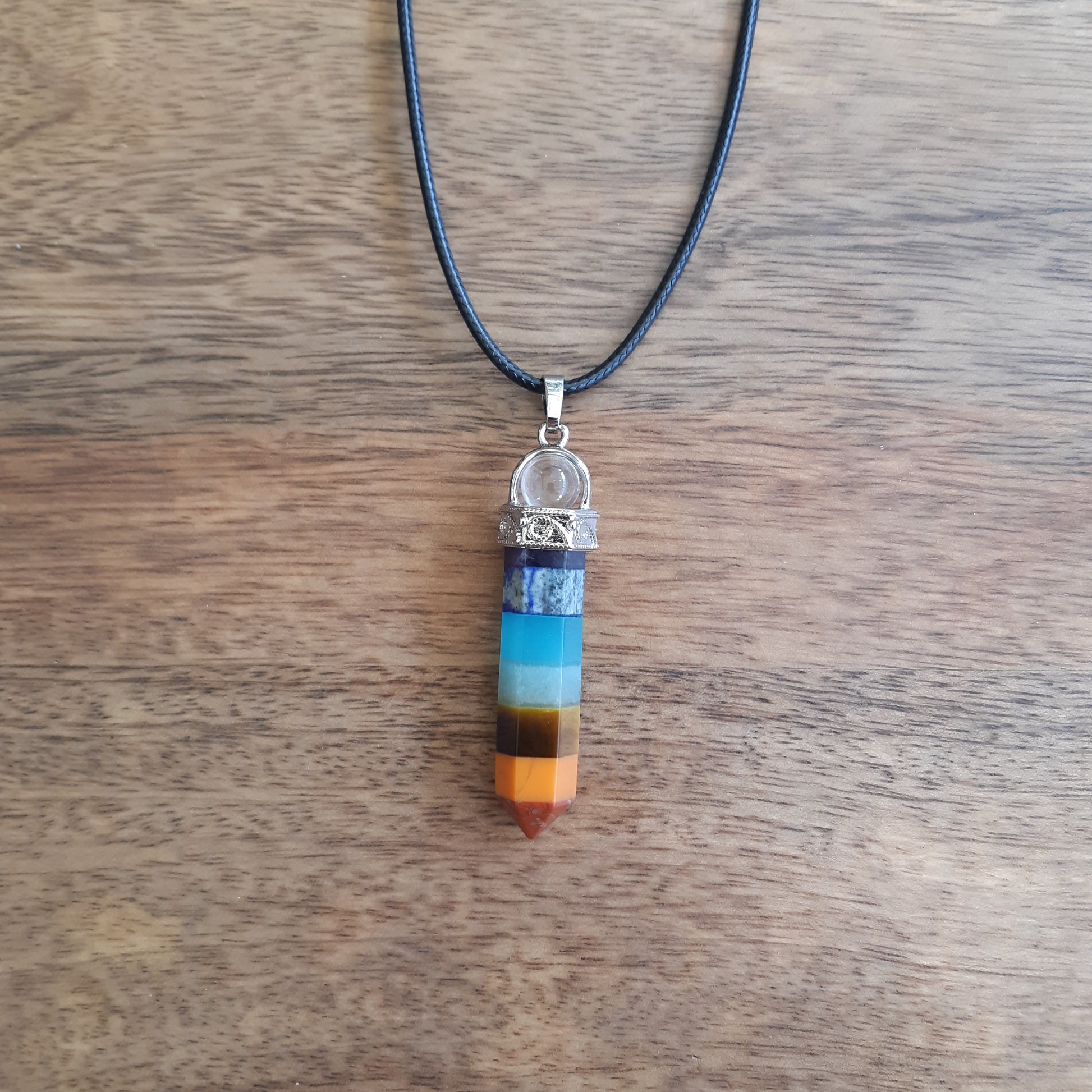 Chakra healing crystal necklace - Rivendell Shop