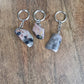 Peach moonstone keychain - ASSORTED - Rivendell Shop
