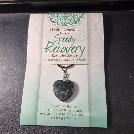Kambaba jasper keyring (recovery) - Rivendell Shop
