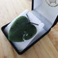 Greenstone Heart Pendant with Carved Detail - Large - Rivendell Shop