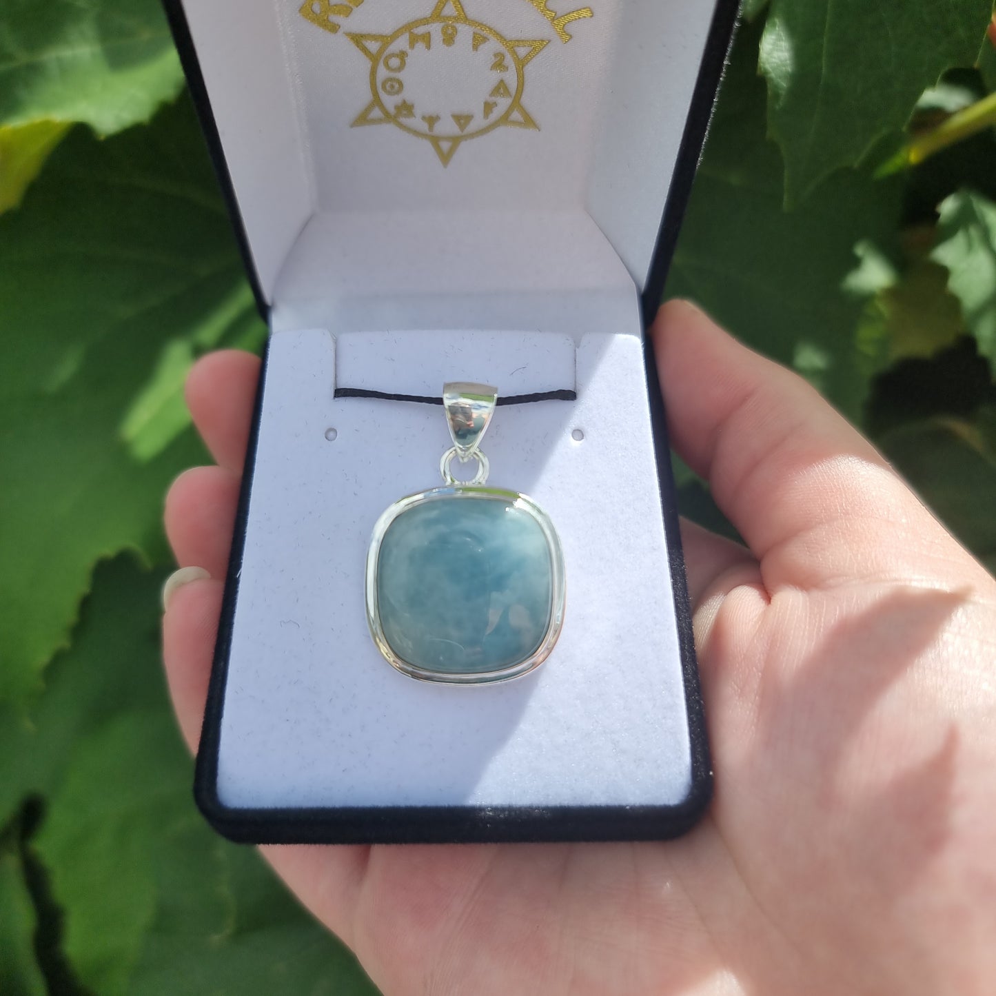Aquamarine pendant - Rivendell Shop