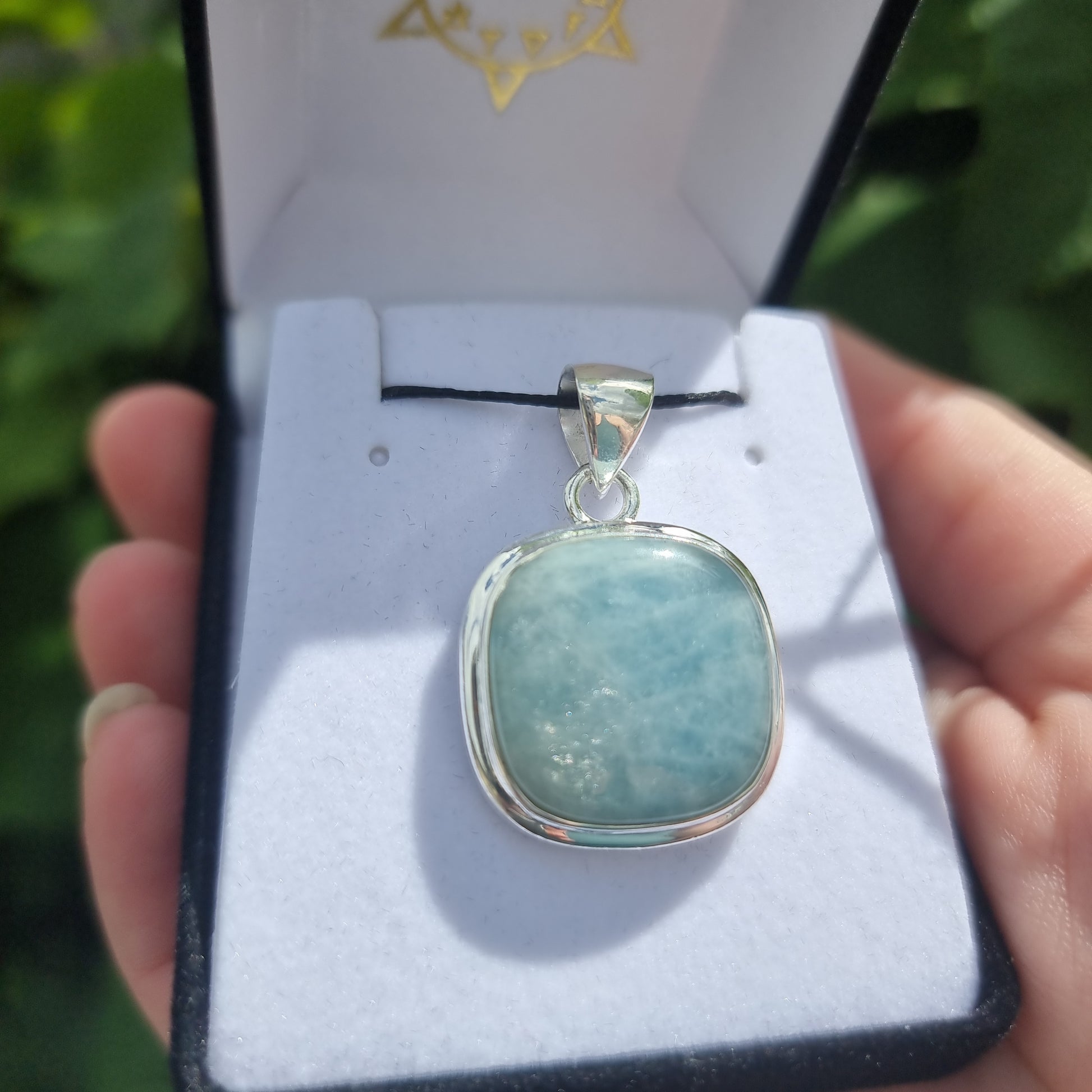 Aquamarine pendant - Rivendell Shop