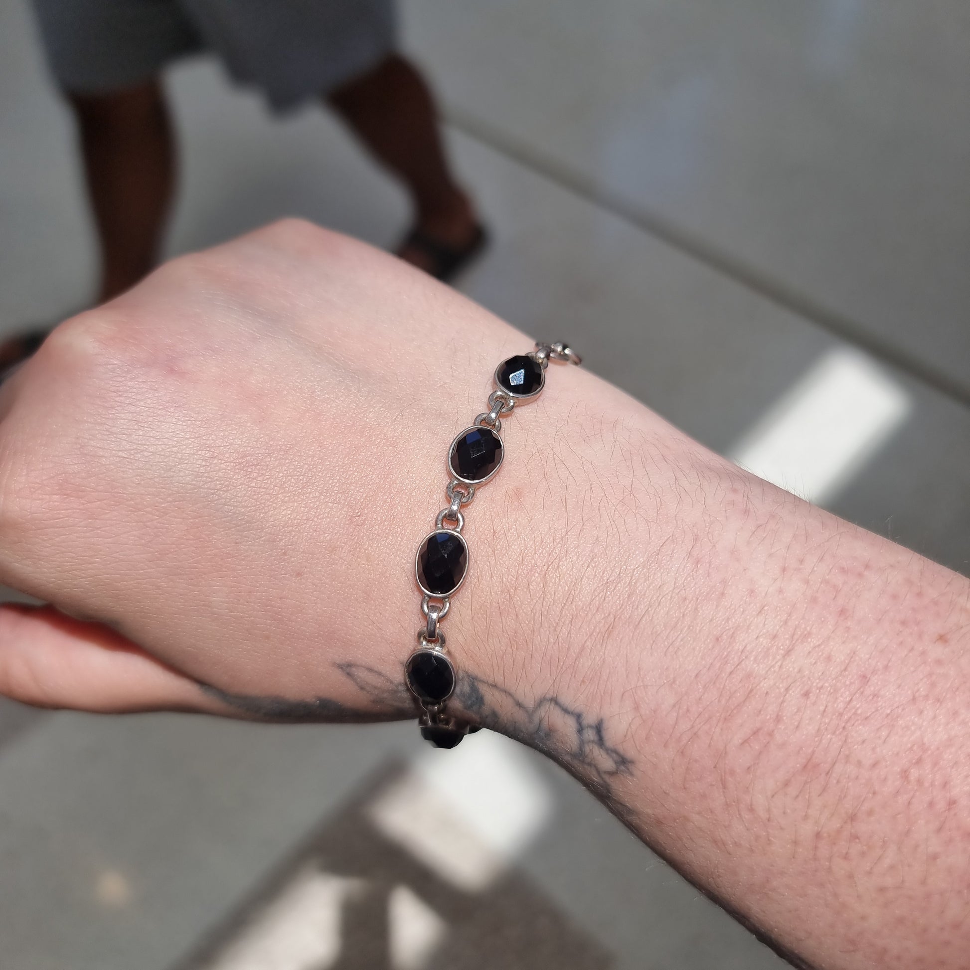 Black onyx bracelet - Rivendell Shop
