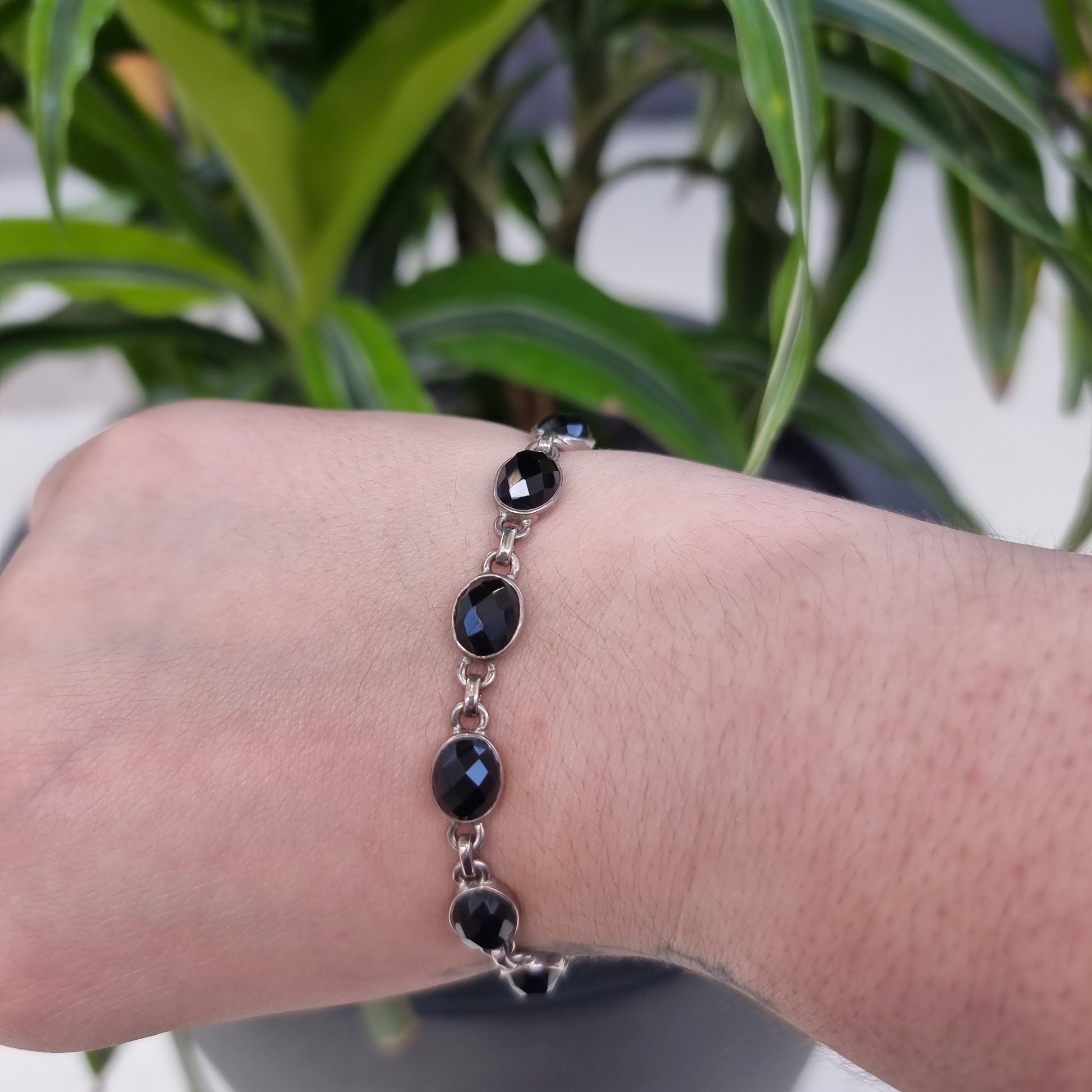 Black onyx bracelet - Rivendell Shop
