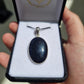 Blue goldstone pendant - Rivendell Shop