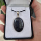 Blue goldstone pendant - Rivendell Shop