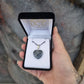 Sodalite heart pendant - Rivendell Shop