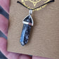 Zebra Jasper Point Pendant on card - Rivendell Shop