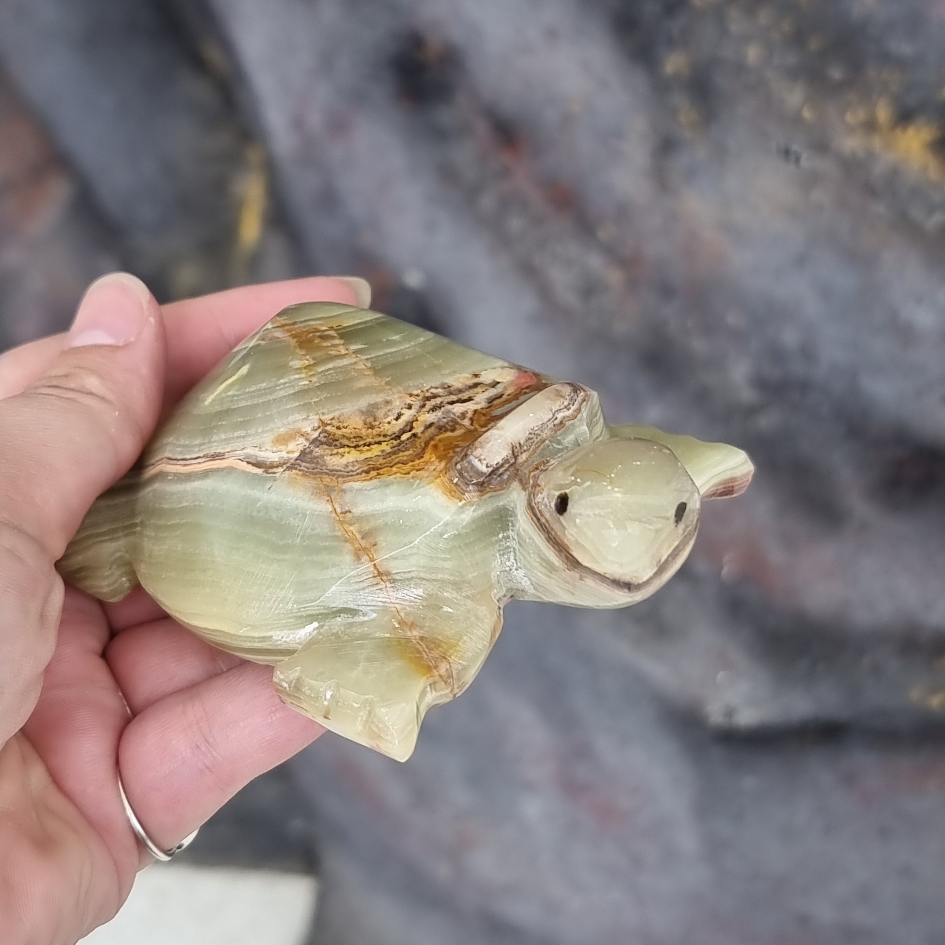Banded calcite turtles - Rivendell Shop