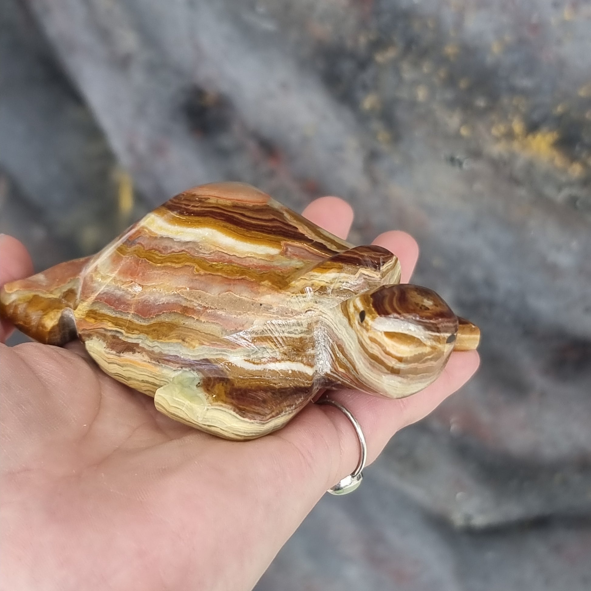 Banded calcite turtles - Rivendell Shop