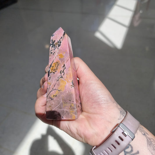 Rhodonite tower - Rivendell Shop