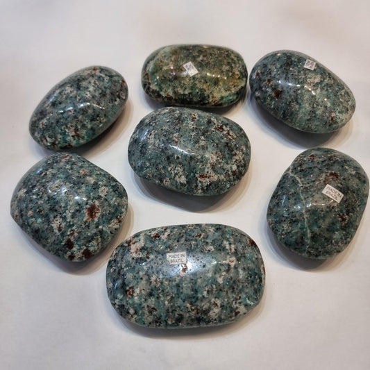 Amazonite palm stone - Rivendell Shop