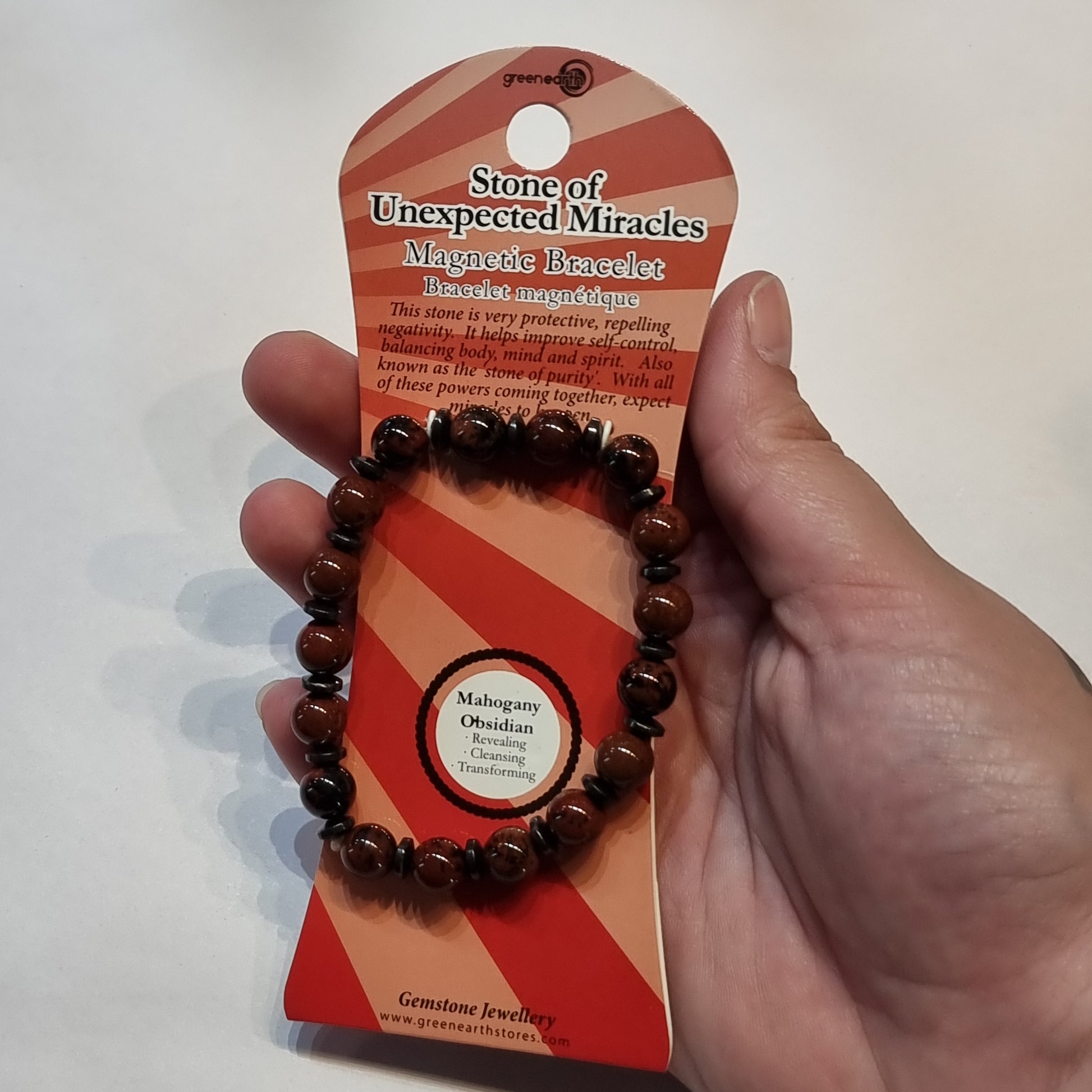 Mahogany obsidian bracelet - Rivendell Shop