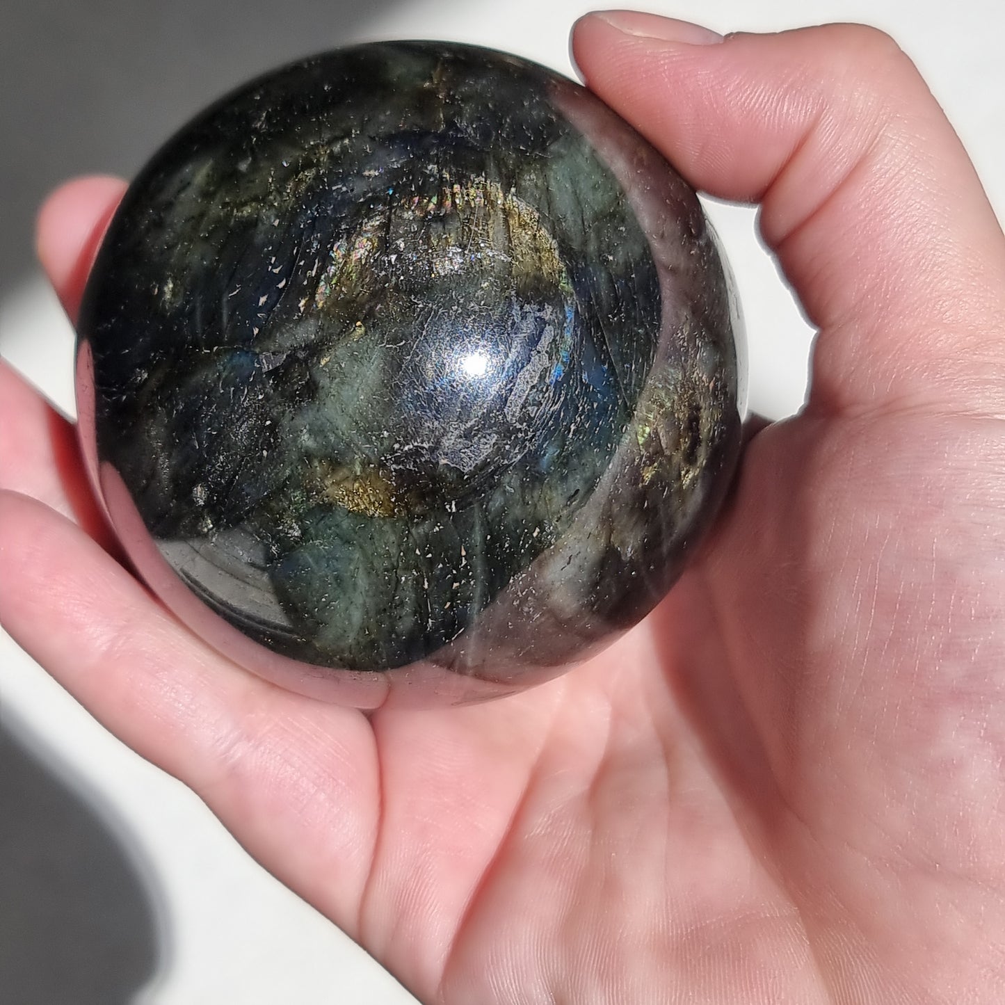 Labradorite sphere - Rivendell Shop