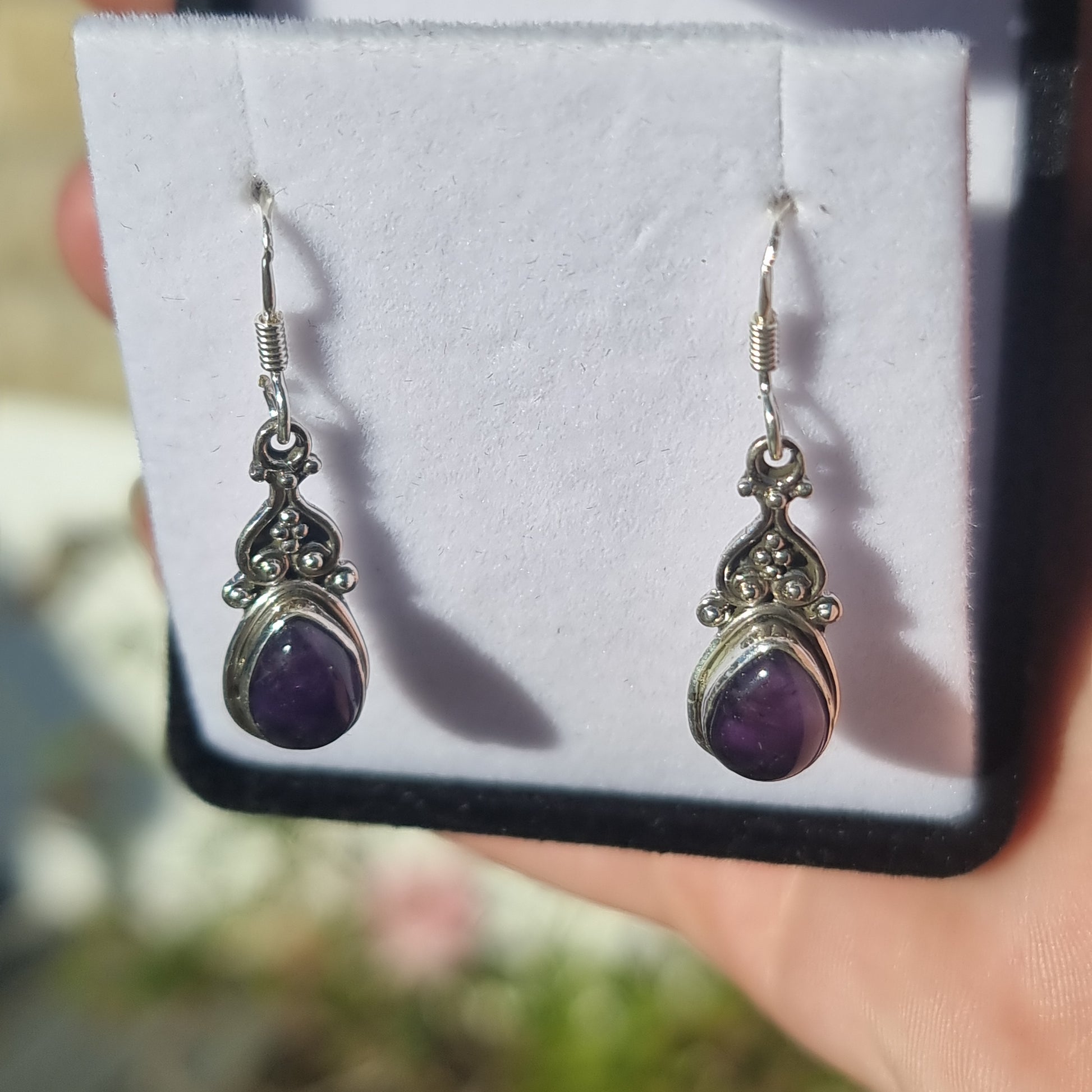 Amethyst earrings - Rivendell Shop