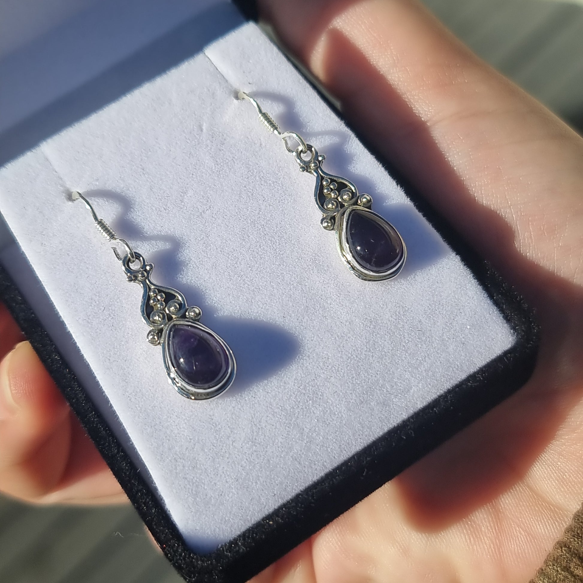 Amethyst earrings - Rivendell Shop