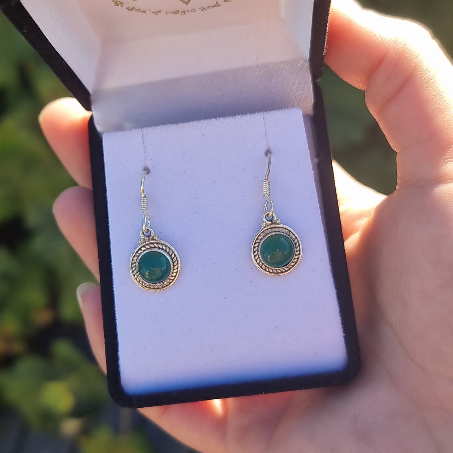 Emerald earrings - Rivendell Shop