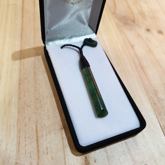 Long Greenstone Toki Pendant - Rivendell Shop