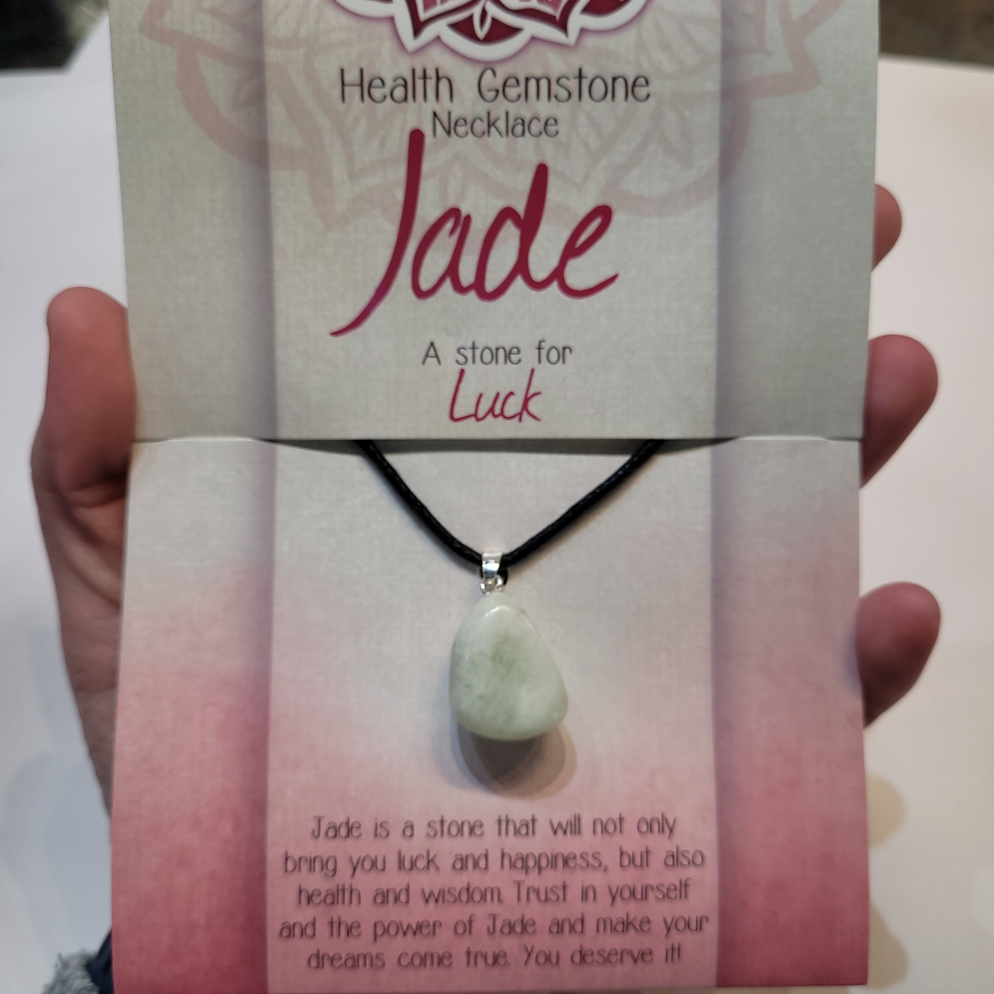 Health Gemstone Necklace Jade - Rivendell Shop