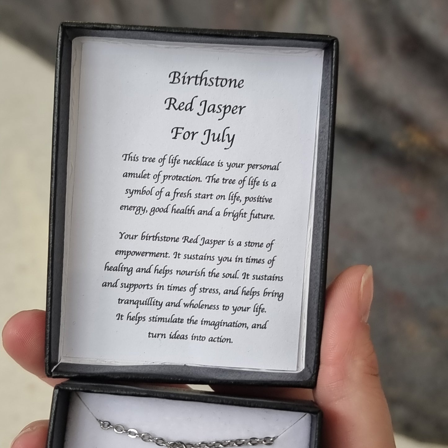 July birthstone pendant - Rivendell Shop