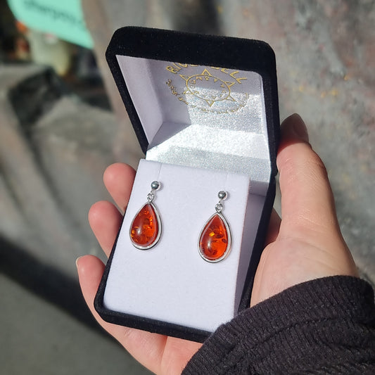 Amber earrings - Rivendell Shop