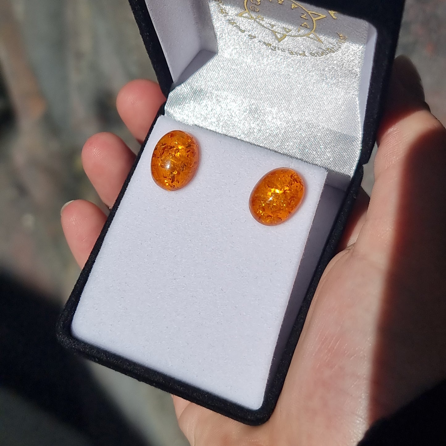 Large amber studs - Rivendell Shop