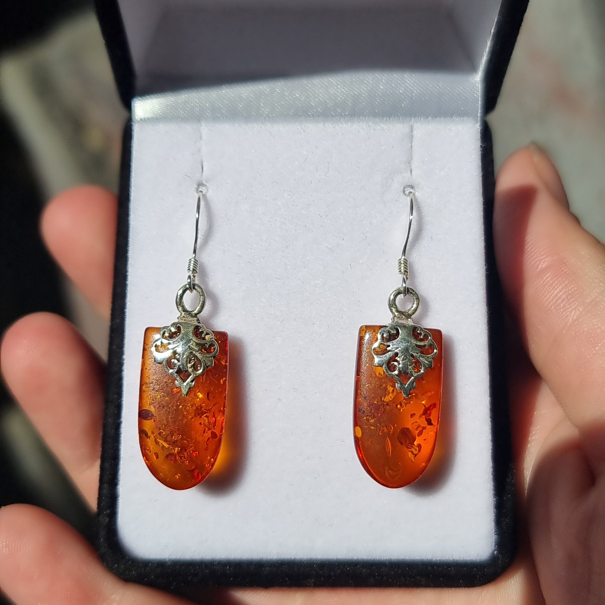 Amber earrings - Rivendell Shop