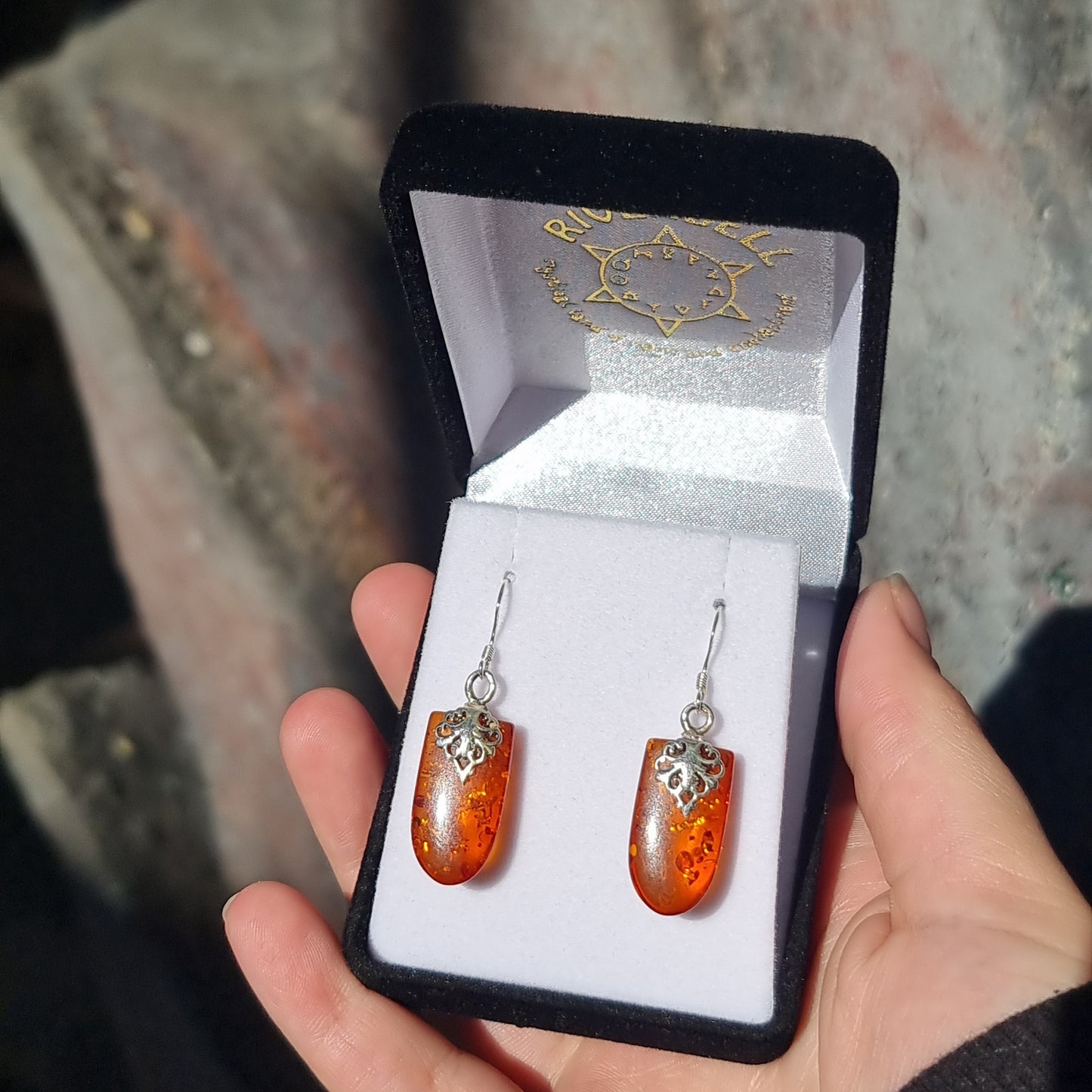 Amber earrings - Rivendell Shop