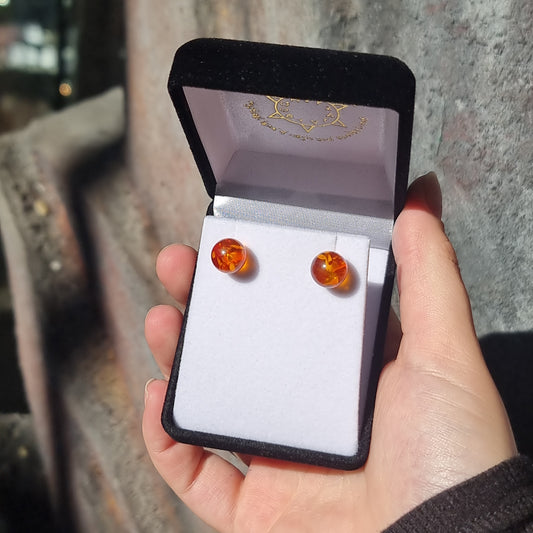 Amber earrings - Rivendell Shop