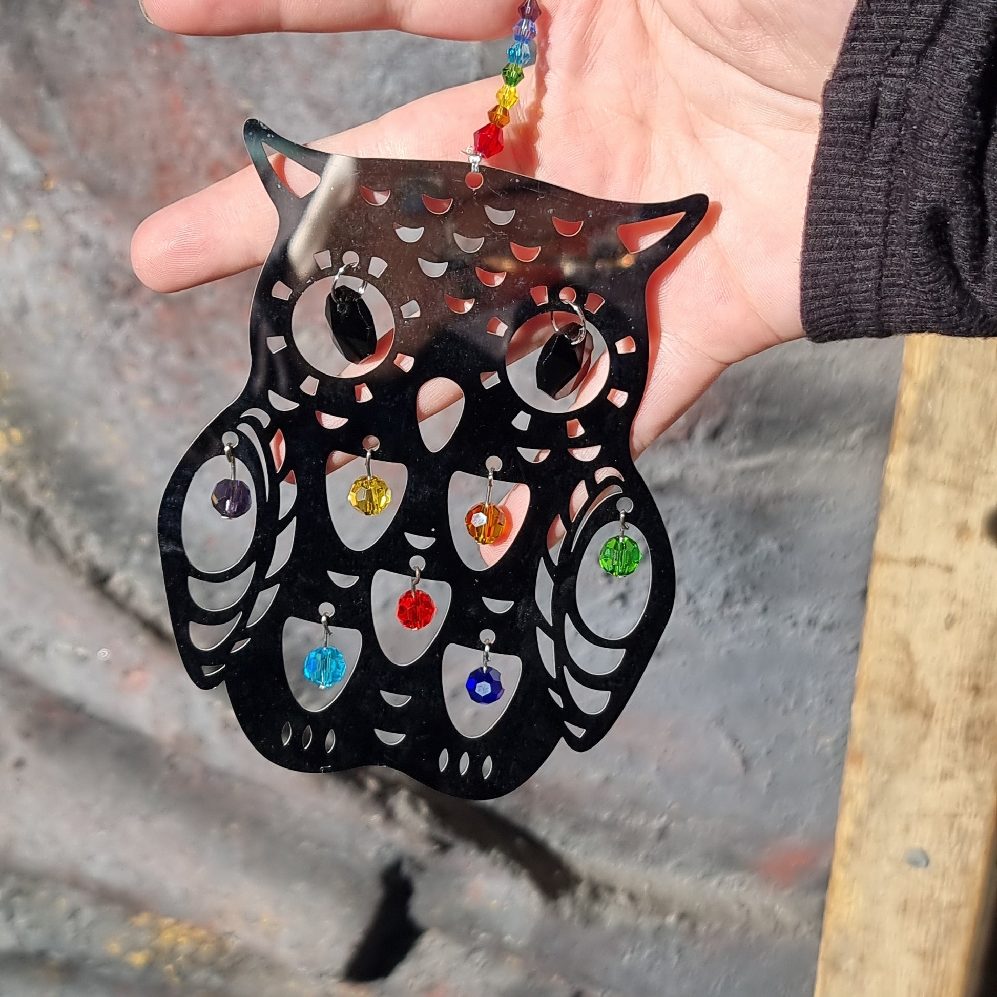 Owl suncatcher - Rivendell Shop