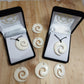 Handcarved Bone Koru Pendant - Rivendell Shop