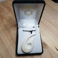 Handcarved Fish Hook Bone Carving Pendant - Hei Matau - Rivendell Shop
