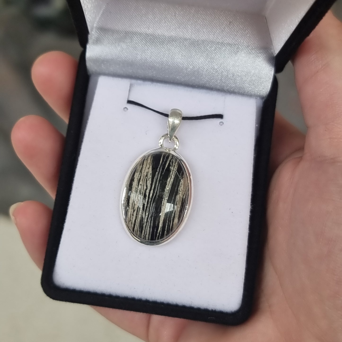 Zebra jasper pendant - Rivendell Shop