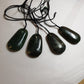 Large Natural Greenstone Pendant - Rivendell Shop