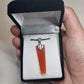 Carnelian sterling silver pendant - Rivendell Shop