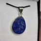 Lapis lazuli sterling silver pendant - Rivendell Shop
